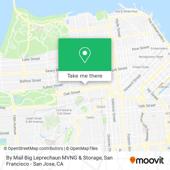 By Mail Big Leprechaun MVNG & Storage map