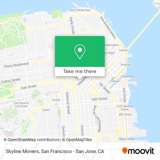 Mapa de Skyline Movers