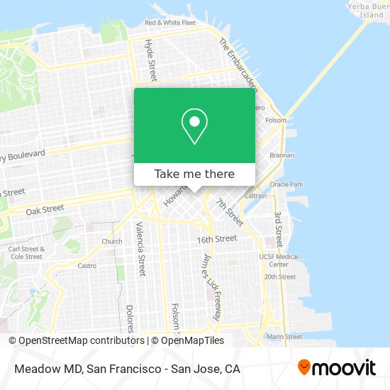 Mapa de Meadow MD