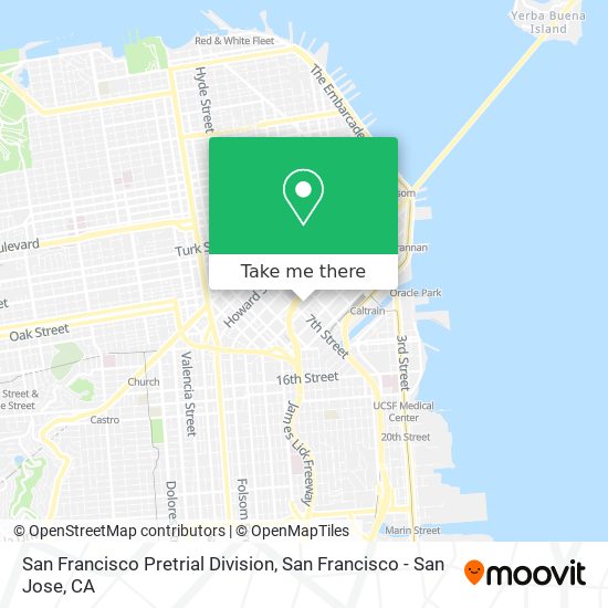 Mapa de San Francisco Pretrial Division