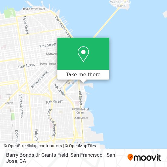 Barry Bonds Jr Giants Field map