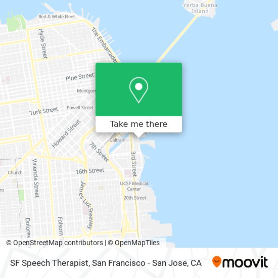 SF Speech Therapist map