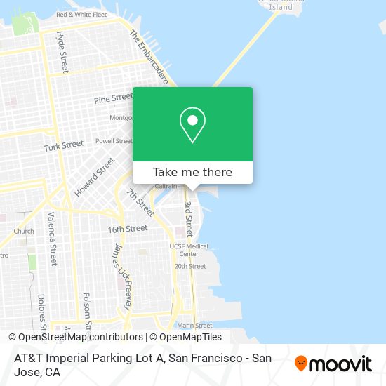 Mapa de AT&T Imperial Parking Lot A