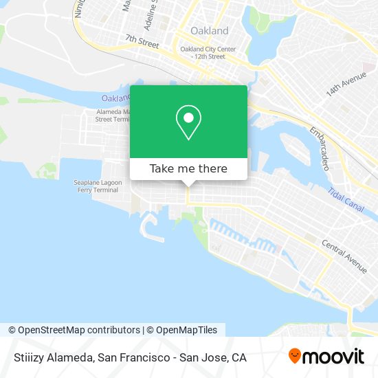 Stiiizy Alameda map