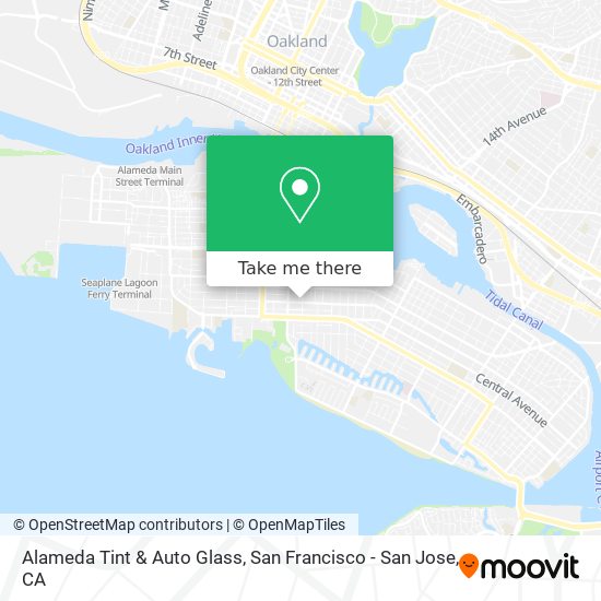 Mapa de Alameda Tint & Auto Glass