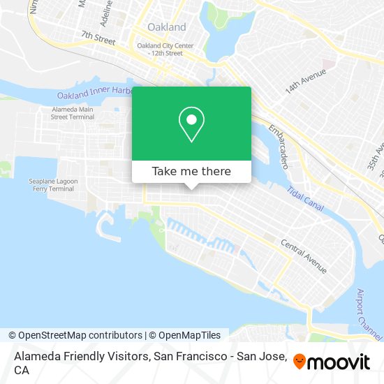 Alameda Friendly Visitors map