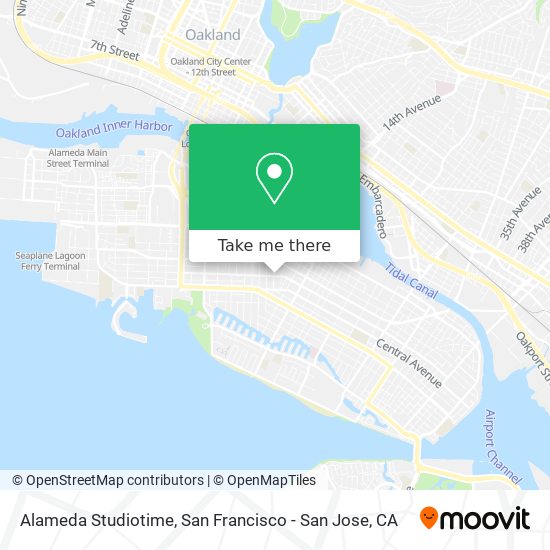 Alameda Studiotime map