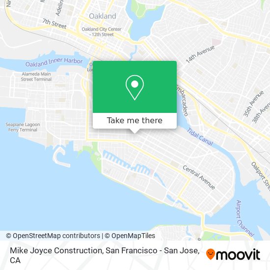 Mapa de Mike Joyce Construction