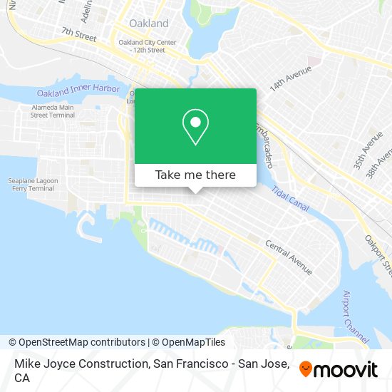 Mike Joyce Construction map