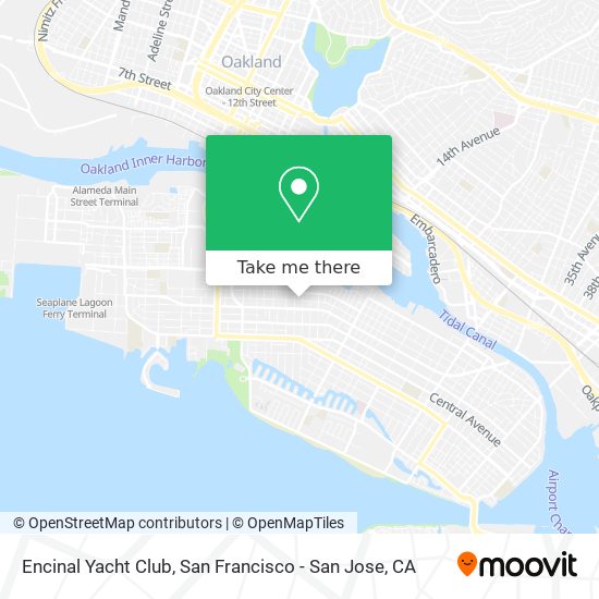 Encinal Yacht Club map