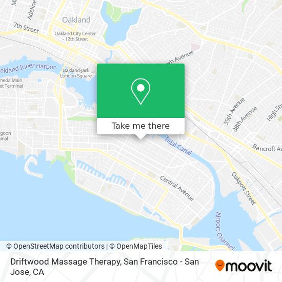 Driftwood Massage Therapy map