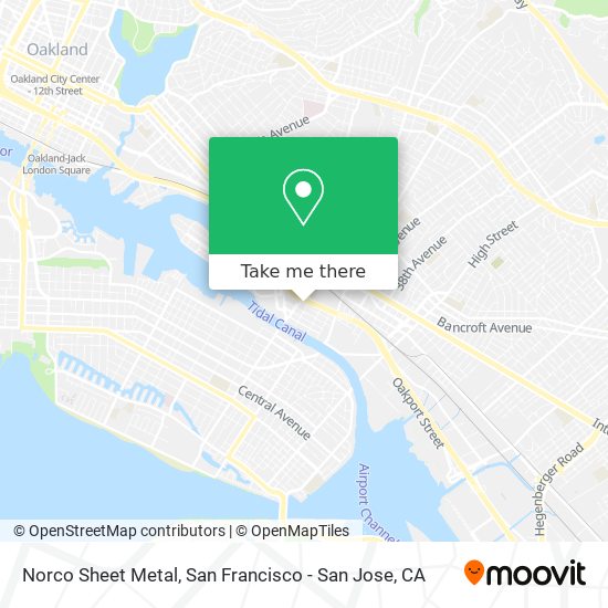 Norco Sheet Metal map