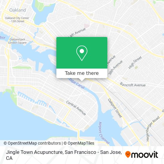 Jingle Town Acupuncture map