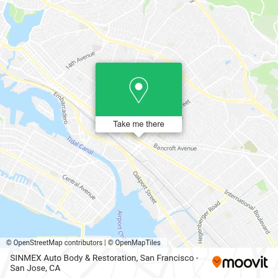 SINMEX Auto Body & Restoration map