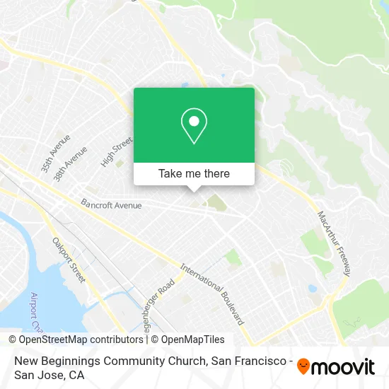 New Beginnings Community Church map