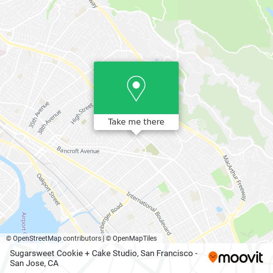 Mapa de Sugarsweet Cookie + Cake Studio