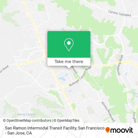 San Ramon Intermodal Transit Facility map