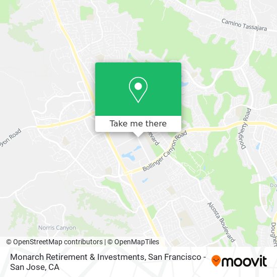 Monarch Retirement & Investments map