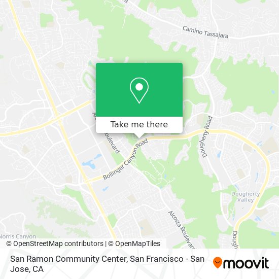 San Ramon Community Center map