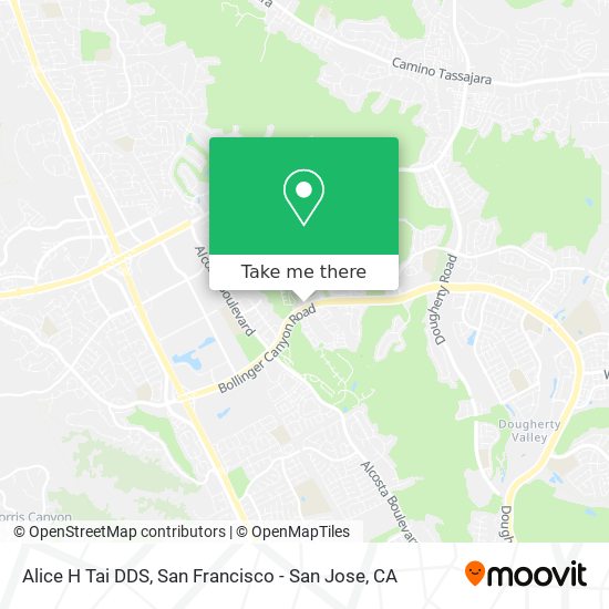 Alice H Tai DDS map