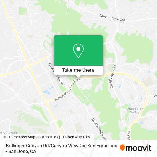 Bollinger Canyon Rd / Canyon View Cir map