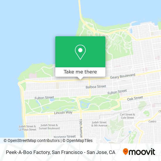 Mapa de Peek-A-Boo Factory