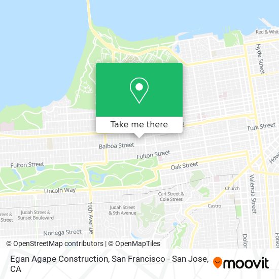 Egan Agape Construction map