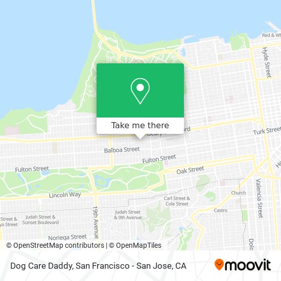 Dog Care Daddy map