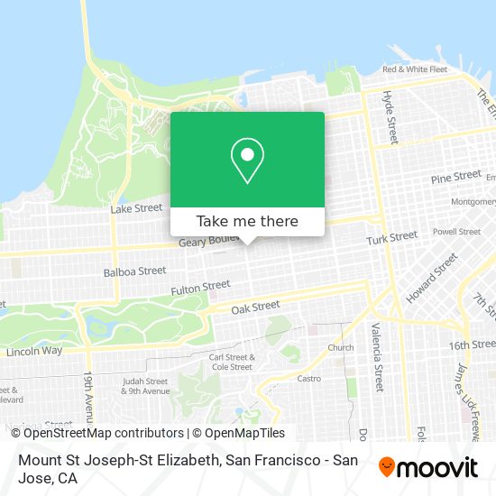 Mount St Joseph-St Elizabeth map