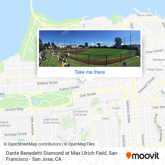 Mapa de Dante Benedetti Diamond at Max Ulrich Field