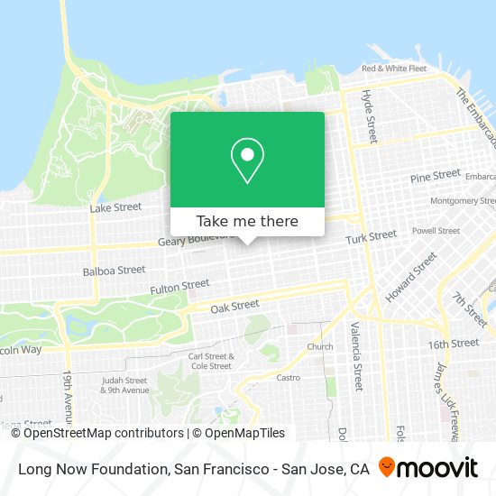 Long Now Foundation map