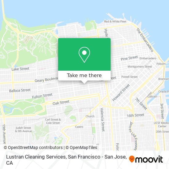 Lustran Cleaning Services map