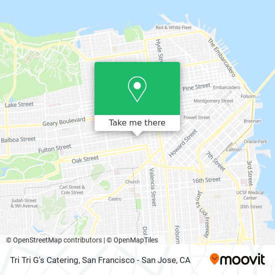 Tri Tri G's Catering map