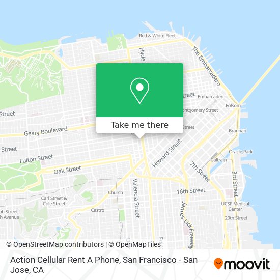 Mapa de Action Cellular Rent A Phone