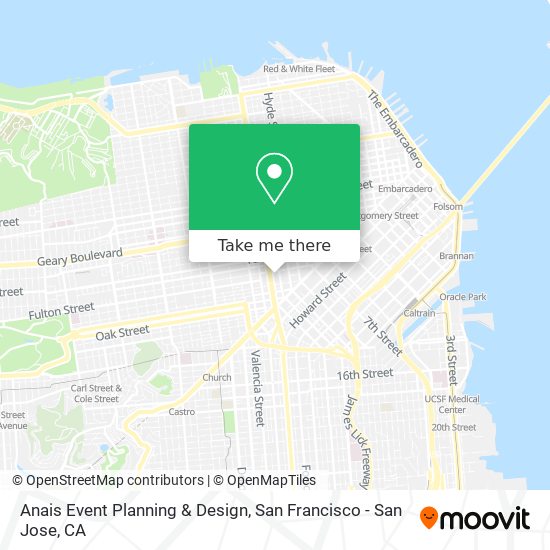 Mapa de Anais Event Planning & Design
