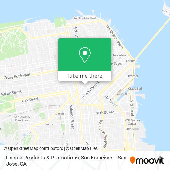 Unique Products & Promotions map