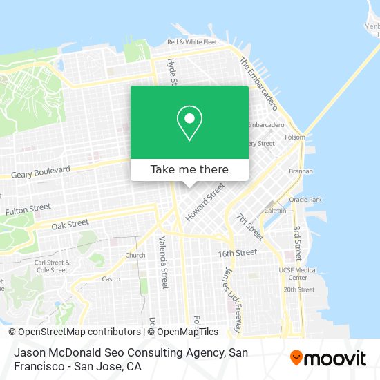 Jason McDonald Seo Consulting Agency map