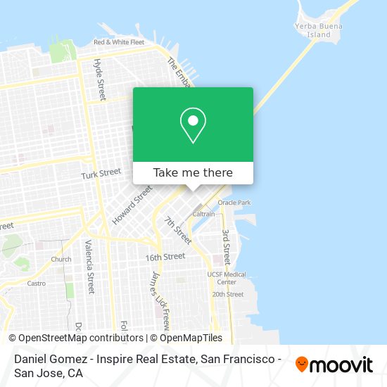 Mapa de Daniel Gomez - Inspire Real Estate