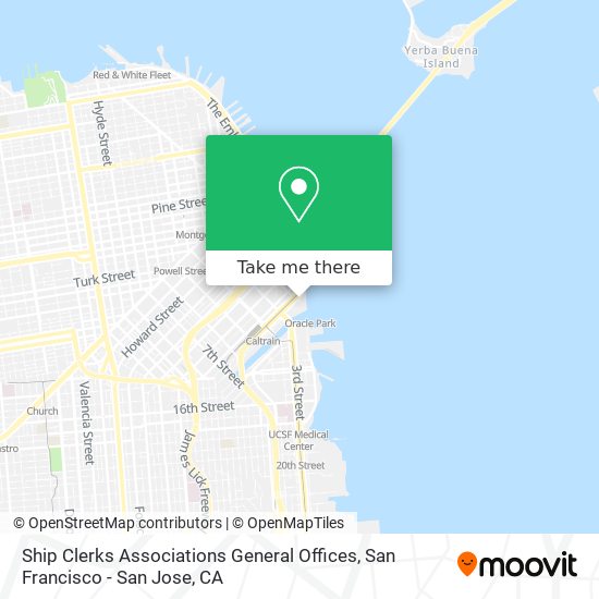 Ship Clerks Associations General Offices map