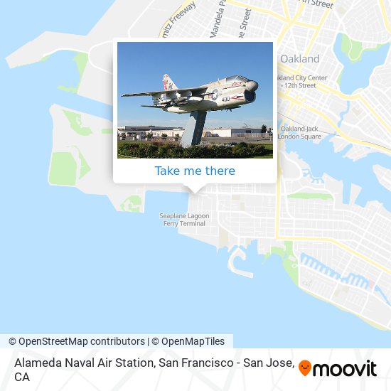 Alameda Naval Air Station map