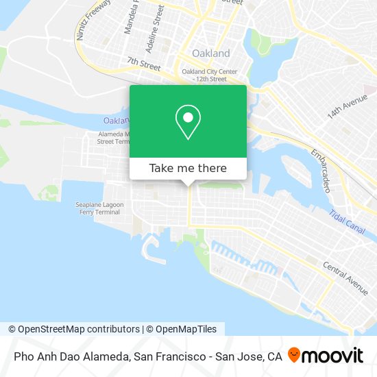 Mapa de Pho Anh Dao Alameda