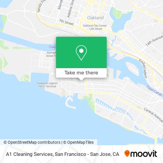 A1 Cleaning Services map