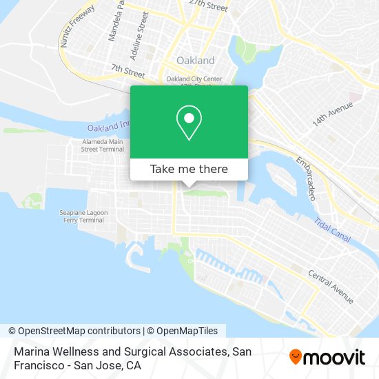 Marina Wellness and Surgical Associates map
