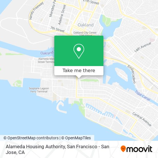 Alameda Housing Authority map