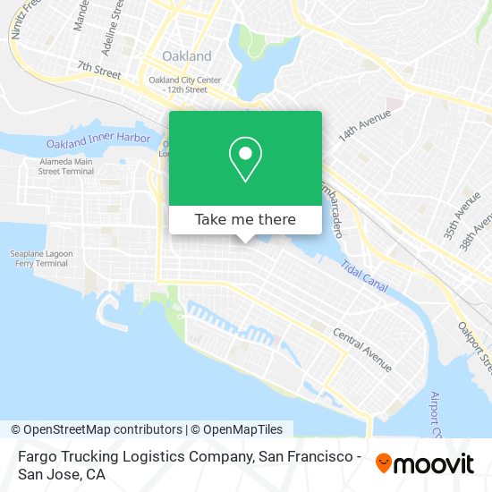 Mapa de Fargo Trucking Logistics Company