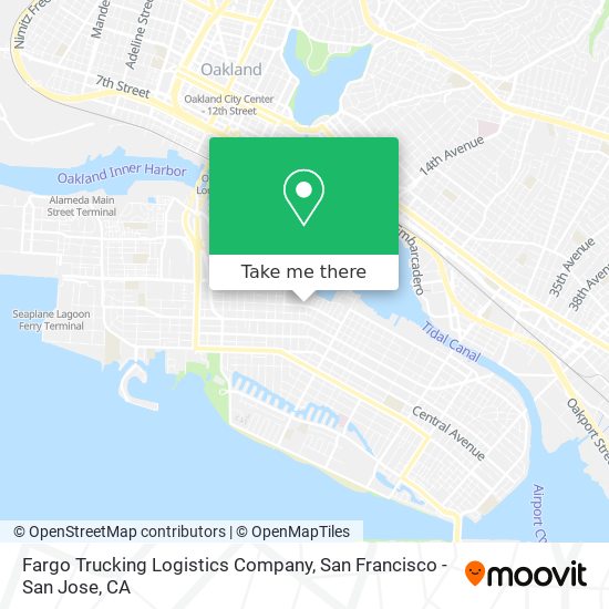 Fargo Trucking Logistics Company map