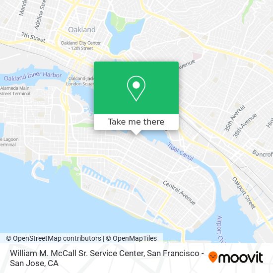 William M. McCall Sr. Service Center map