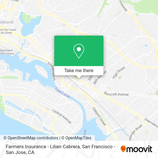 Farmers Insurance - Lilian Cabrera map