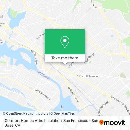 Comfort Homes Attic Insulation map