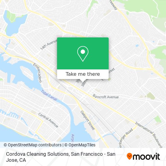 Mapa de Cordova Cleaning Solutions